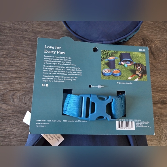 The Cuddle Collab 3pc Travel Pet Feeding Set NEW - Picture 8 of 8